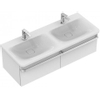 Ideal Standard Tonic II Lavabo double pour meuble 121.5x49cm avec 2 trous pour robinetterie sans trop plein Ideal plus blanc 0185590 Ideal Standard Tonic II Lavabo double pour meuble 121.5x49cm avec 2 trous pour robinetterie sans trop plein Ideal plus blanc 0185590