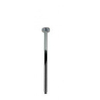 Hotbath Mate plafondbuis verzwaard rond 15cm geborsteld nikkel SW12513 Hotbath Mate plafondbuis verzwaard rond 15cm geborsteld nikkel SW12513
