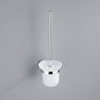 FugaFlow Eccelente Acces Toiletset 3-delig - toiletrolhouder met klep - toiletborstel - handdoekhaak dubbel rond - chroom SW1450602