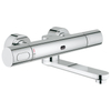 GROHE Eurosmart Cosmopolitan E robinet mural thermostatique avec bec 25cm avec batterie LongLife 6V chrome 0437785