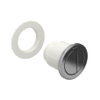 Geberit Type10 bedieningplaat met dualflush frontbediening voor toilet/urinoir 10x10cm zwart / chroom GA18163 Geberit Type10 bedieningplaat met dualflush frontbediening voor toilet/urinoir 10x10cm zwart / chroom GA18163