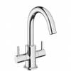 Crosswater MPRO Shwrtraybbl Wastafelkraan - 24.3Cm - met Uitloop - 13.5Cm - met 2 Hendels - hoogglans chroom SW31360