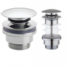 Crosswater Basin Wast afvoerplug diameter 6.3cm niet gesloten klikwaste aansluiting 1 4 chroom SW31207 Crosswater Basin Wast afvoerplug diameter 6.3cm niet gesloten klikwaste aansluiting 1 4 chroom SW31207