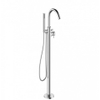 Crosswater MPRO Mike Pro Staande badkraan - 111.6cm hoog - met handdouche en houder - hoogglans chroom SW31163