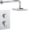 Crosswater Dial regendoucheset verticaal met inbouwkraan 2 knops en hoofddouche plus wandarm chroom SW31123 Crosswater Dial regendoucheset verticaal met inbouwkraan 2 knops en hoofddouche plus wandarm chroom SW31123