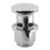 Crosswater Bonde clic-clac de lavabo - 1/4" - fermée - rallongée - chrome SW31117