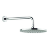 Crosswater Fusion Adora - hoofddouche 25cm rond - inclusief plafondarm - 20cm - hoogglans chroom SW31116