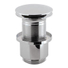 Crosswater Basin Wast Afvoerplug - voor wastafel - met klikwaste verlengd - 10cm - hoogglans chroom SW31070
