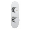 Crosswater Dial Douchekraan - inclusief inbouwdeel - verticaal - 2 knoppen - hoogglans chroom SW31056
