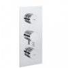 Crosswater Dial Douchekraan - met inbouwdeel verticaal - met omstel - hoogglans chroom SW30912