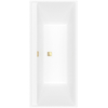 Villeroy & Boch Collaro bad rechthoek - 170x75cm - met badwaste - Stone White (mat wit) SW354265