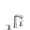 Hansgrohe Talis s afdekset 3 gats badrandcombinatie chroom SW31792 Hansgrohe Talis s afdekset 3 gats badrandcombinatie chroom SW31792