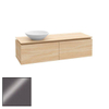 Villeroy en Boch Legato wastafelonderbouwkast met LED verlichting met 3 laden voor wastafel Subway 2.0 140x50x38cm glossy grey 1025407 Villeroy en Boch Legato wastafelonderbouwkast met LED verlichting met 3 laden voor wastafel Subway 2.0 140x50x38cm glossy grey 1025407