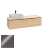 Villeroy en Boch Legato wastafelonderbouwkast met LED verlichting met 5 laden voor wastafel Subway 2.0 140x50x55cm glossy grey 1025415 Villeroy en Boch Legato wastafelonderbouwkast met LED verlichting met 5 laden voor wastafel Subway 2.0 140x50x55cm glossy grey 1025415