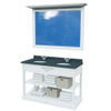 Van Heck Sanitair de Paris badmeubelset 162x91x55cm Massief hout en enkele delen MDF Graniet gezoet SW46970 Van Heck Sanitair de Paris badmeubelset 162x91x55cm Massief hout en enkele delen MDF Graniet gezoet SW46970