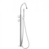 Crosswater Kai Lever staande badkraan - thermostatisch - 97.7cm - met handdouche - hoogglans chroom SW30920