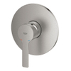 Grohe Lineare Inbouwthermostaat - 1 knop - Supersteel (RVS) SW296736