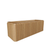 Royal Plaza Terra Meuble sous-lavabo - 140 cm - 4 tiroirs - coins arrondis - sandwood (chêne clair) SW1174103
