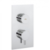 Crosswater Dial Douchekraan - inbouw verticaal - met 2 knoppen - hoogglans chroom SW31023