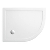 Crosswater Showertray Receveur de douche 120x8x4cm quart de rond offset gauche blanc DESTOCKAGE OUT12333