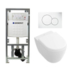 Villeroy en Boch Subway 2.0 compact DirectFlush toiletset met Geberit reservoir en bedieningsplaat softclose met quickrelease wit SW47114 Villeroy en Boch Subway 2.0 compact DirectFlush toiletset met Geberit reservoir en bedieningsplaat softclose met quickrelease wit SW47114