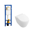 Villeroy & Boch Subway 2.0 compact DirectFlush toiletset met Wisa reservoir en bedieningsplaat softclose met quickrelease wit SW47708