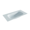 Mondiaz BIG small Clay solid surface inbouw wastafel 90cm midden SW428151 Mondiaz BIG small Clay solid surface inbouw wastafel 90cm midden SW428151