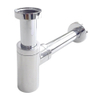 FugaFlow Efficiente Anta siphon avec tuyaux mural et rosette model chrome SW1125260