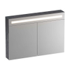 BRAUER Promise Deluxe spiegelkast – 99x70x15 cm – directe LED – 2 deuren, dubbelzijdige spiegeldeuren – Damascus SW720916