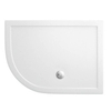 Crosswater Showertray douchebak 120x90x4cm kwartrond offset links wit SW21561 Crosswater Showertray douchebak 120x90x4cm kwartrond offset links wit SW21561
