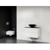 Saniclass New Future XXS Corestone13 waskom zwart badmeubel 80cm zonder spiegel wit SW28167 Saniclass New Future XXS Corestone13 waskom zwart badmeubel 80cm zonder spiegel wit SW28167