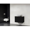 Saniclass New Future XXS Kos waskom wit badmeubel 80cm hoogglans zonder spiegel zwart SW27860 Saniclass New Future XXS Kos waskom wit badmeubel 80cm hoogglans zonder spiegel zwart SW27860