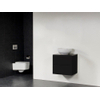 Saniclass New Future Kos waskom wit badmeubel 60cm hoogglans zonder spiegel zwart SW25179 Saniclass New Future Kos waskom wit badmeubel 60cm hoogglans zonder spiegel zwart SW25179