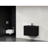 Saniclass New Future Corestone Meuble salle de bains 80cm sans miroir noir SW25157 Saniclass New Future Corestone Meuble salle de bains 80cm sans miroir noir SW25157