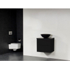 Saniclass New Future Corestone13 Vasque à poser noir Meuble salle de bains 60cm sans miroir noir SW25152