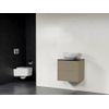 Saniclass New Future Kos Vasque à poser Meuble salle de bains 60cm sans miroir taupe brillant SW25090 Saniclass New Future Kos Vasque à poser Meuble salle de bains 60cm sans miroir taupe brillant SW25090