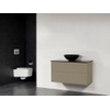 Saniclass New Future Corestone13 waskom zwart badmeubel 100cm zonder spiegel taupe SW25063 Saniclass New Future Corestone13 waskom zwart badmeubel 100cm zonder spiegel taupe SW25063