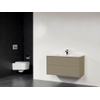 Saniclass New Future XXS Empoli badmeubel 100cm zonder spiegel taupe SW27831 Saniclass New Future XXS Empoli badmeubel 100cm zonder spiegel taupe SW27831