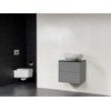 Saniclass New Future Kos waskom wit badmeubel 60cm hoogglans zonder spiegel grijs SW25135 Saniclass New Future Kos waskom wit badmeubel 60cm hoogglans zonder spiegel grijs SW25135
