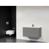 Saniclass New Future XXS Empoli Vasque meuble 100cm sans miroir gris SW27822 Saniclass New Future XXS Empoli Vasque meuble 100cm sans miroir gris SW27822
