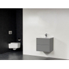 Saniclass New Future Empoli badmeubel 60cm zonder spiegel grijs SW25116 Saniclass New Future Empoli badmeubel 60cm zonder spiegel grijs SW25116