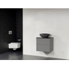 Saniclass New Future XXS Corestone13 gehamerd badmeubel 60cm zonder spiegel grijs SW27814 Saniclass New Future XXS Corestone13 gehamerd badmeubel 60cm zonder spiegel grijs SW27814