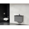 Saniclass New Future XXS Corestone badmeubel 80cm zonder spiegel grijs SW27812 Saniclass New Future XXS Corestone badmeubel 80cm zonder spiegel grijs SW27812