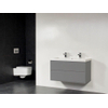 Saniclass New Future Foggia XXS badmeubel 100cm zonder spiegel grijs SW27810 Saniclass New Future Foggia XXS badmeubel 100cm zonder spiegel grijs SW27810