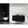 Saniclass New Future Kos waskom wit badmeubel 120cm hoogglans zonder spiegel zwart SW25182 Saniclass New Future Kos waskom wit badmeubel 120cm hoogglans zonder spiegel zwart SW25182
