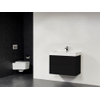 Saniclass New Future Florence Meuble salle de bains 80cm sans miroir noir SW25165 Saniclass New Future Florence Meuble salle de bains 80cm sans miroir noir SW25165