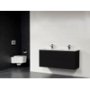 BRAUER New Future Empoli Meuble salle de bains 120cm sans miroir noir SW25163