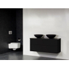 Saniclass New Future Corestone13 waskom zwart badmeubel 120cm zonder spiegel zwart SW25155 Saniclass New Future Corestone13 waskom zwart badmeubel 120cm zonder spiegel zwart SW25155