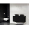 Saniclass New Future Corestone13 waskom gehamerd badmeubel 120cm zonder spiegel zwart SW25150 Saniclass New Future Corestone13 waskom gehamerd badmeubel 120cm zonder spiegel zwart SW25150