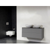 Saniclass New Future Kos waskom wit badmeubel 120cm hoogglans zonder spiegel grijs SW25138 Saniclass New Future Kos waskom wit badmeubel 120cm hoogglans zonder spiegel grijs SW25138